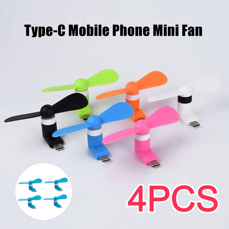 Micro Usb Cable - 4/2/1 قطعة مروحة صغيرة محمولة من