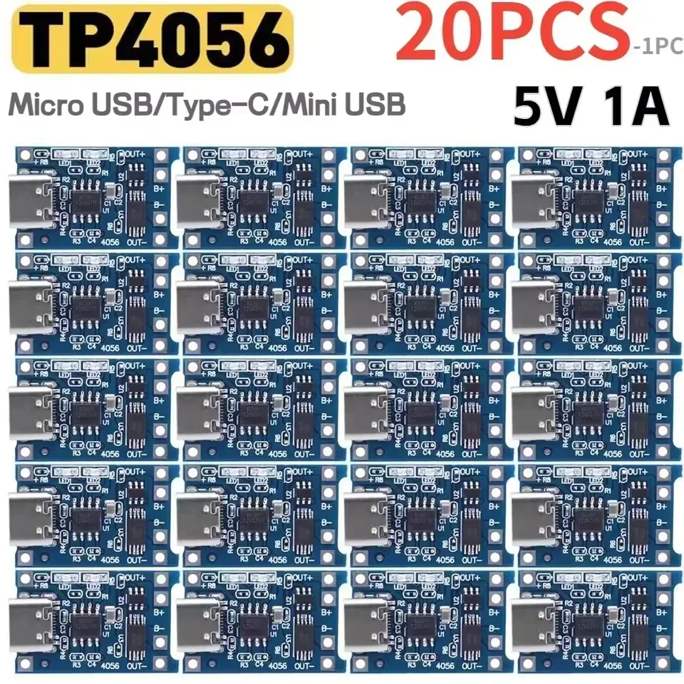 Tp4056 Module - وحدة شحن بطارية ليثيوم TP4056 بقوة