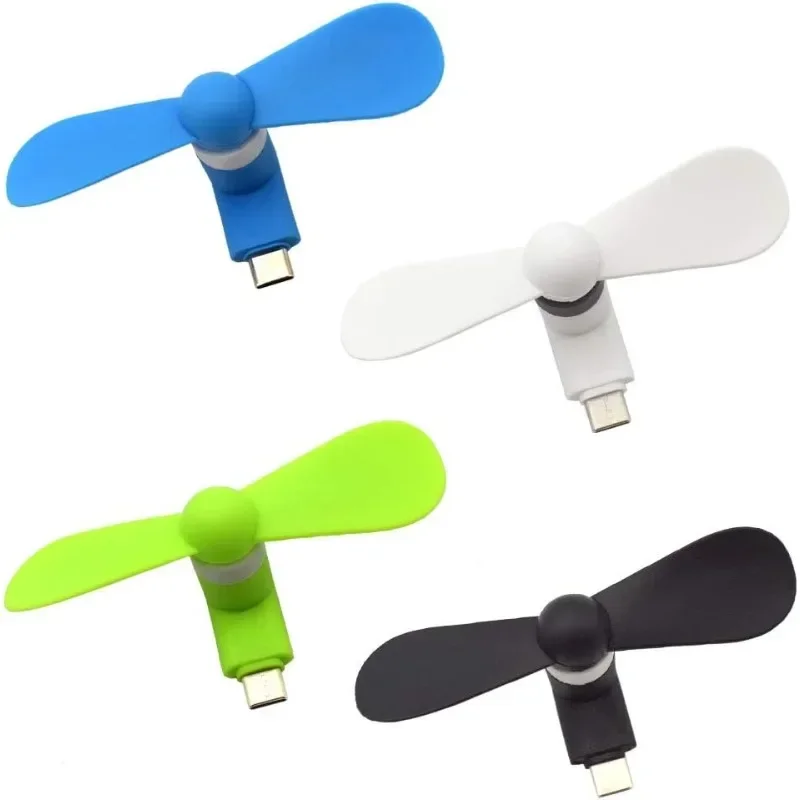 Micro Usb Cable - مروحة صغيرة محمولة من النوع C،