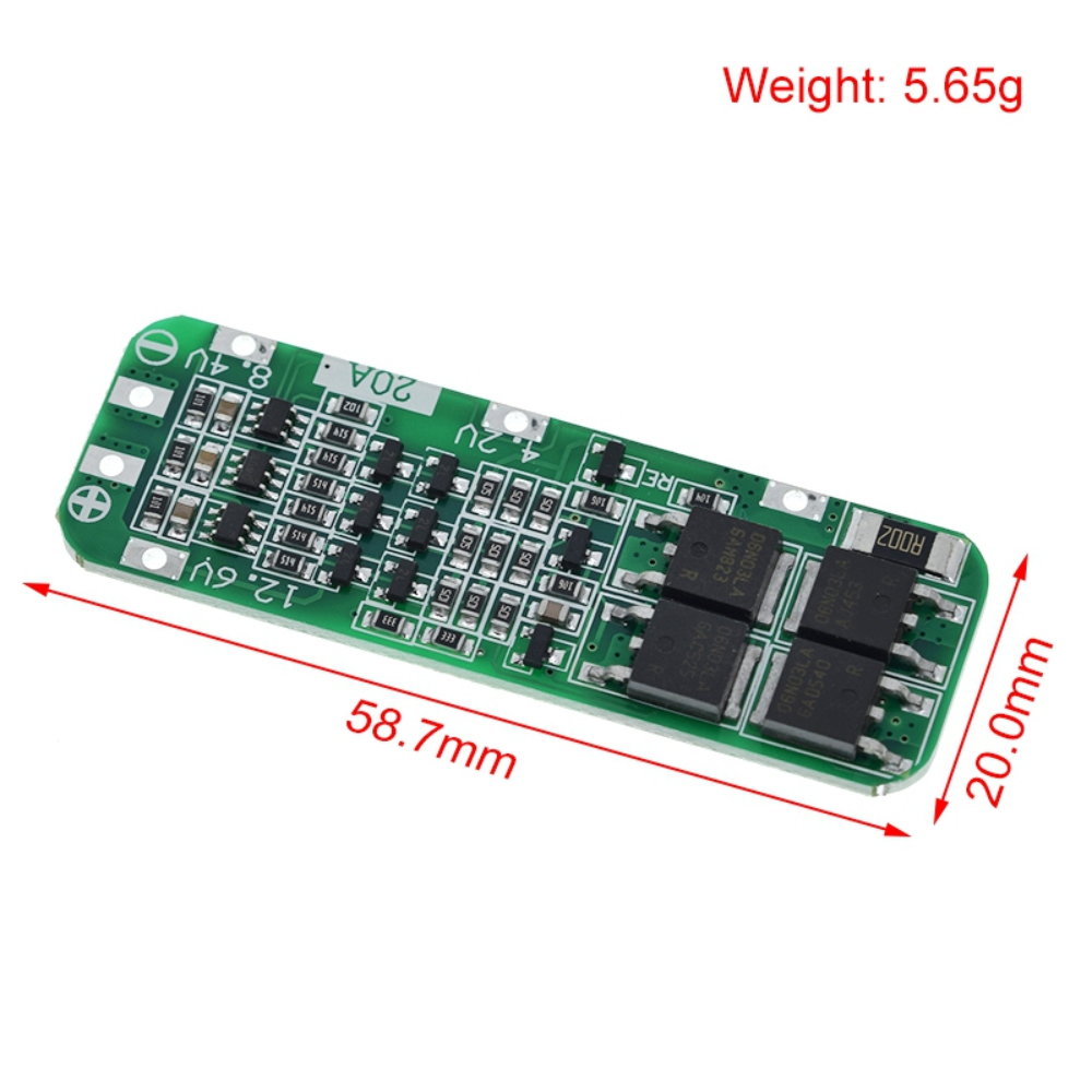 Li Ion Charger Module - PCB BMS لوحة حماية لمحرك الحفر