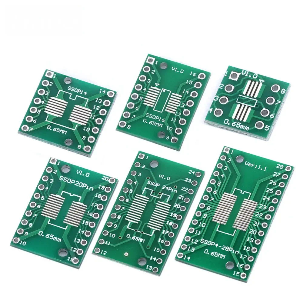 Pcb Prototyping Board - 10 قطعة العالمي SOP8/SSOP10/SOP14-SOP28 إلى DIP/SMD