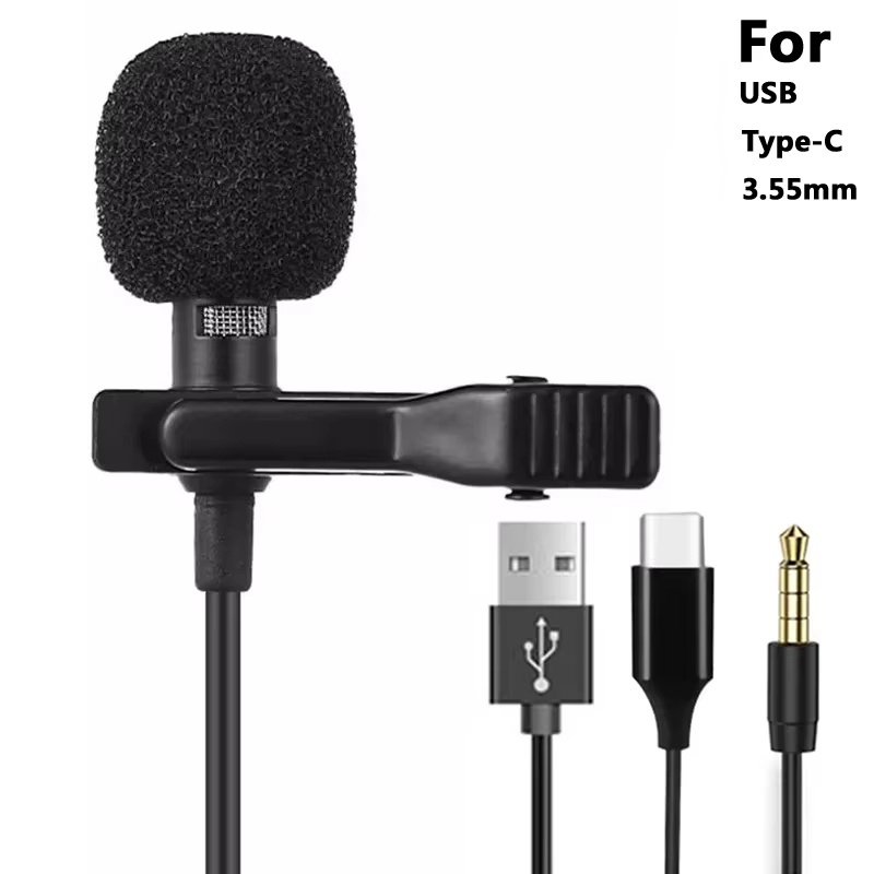 Usb C Cable - 3.5 مللي متر ميكروفون صغير محمول