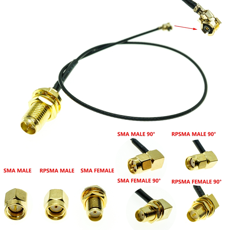 Ipex Connector - U.FL MHF1 UFL إلى RP-SMA SMA