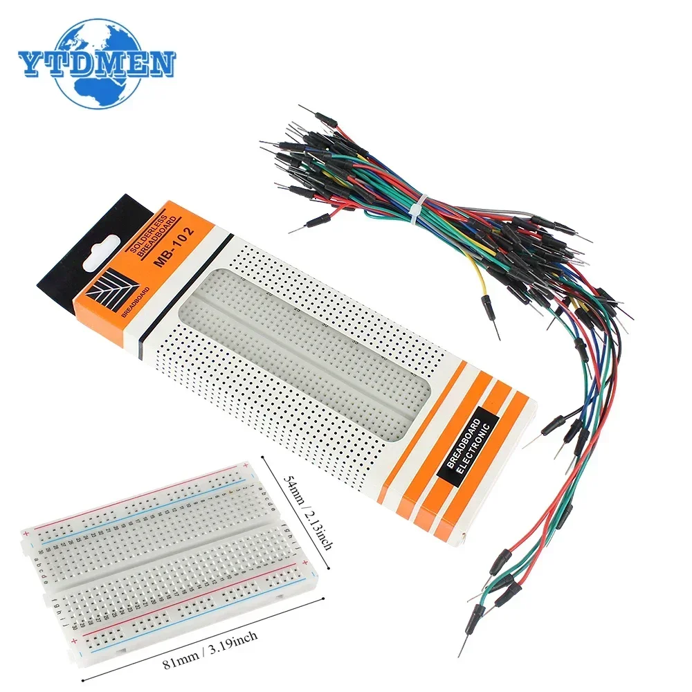 Breadboard 400 Point - MB-102 اللوح 400 830 نقطة لحام