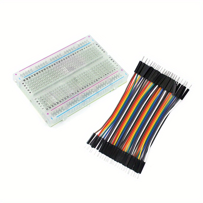 Breadboard 400 Point - 1 قطعة 400 نقطة شفافة مجموعة