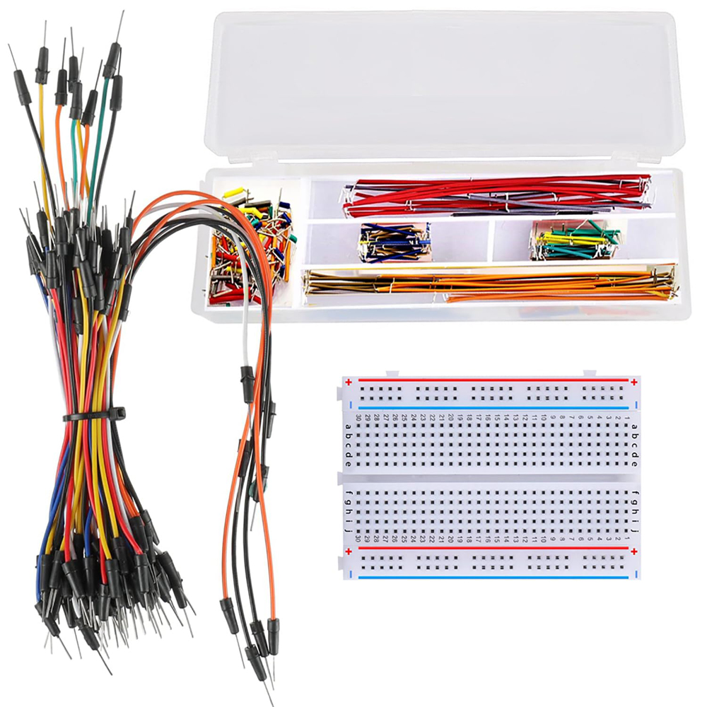 Breadboard 400 Point - طقم أسلاك توصيل مع لوح خبز