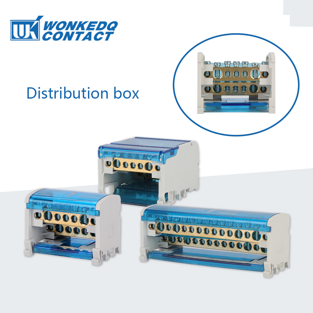 Screw Terminal Block - Din السكك الحديدية محطة كتلة WKH-207/211/215/407/411/415