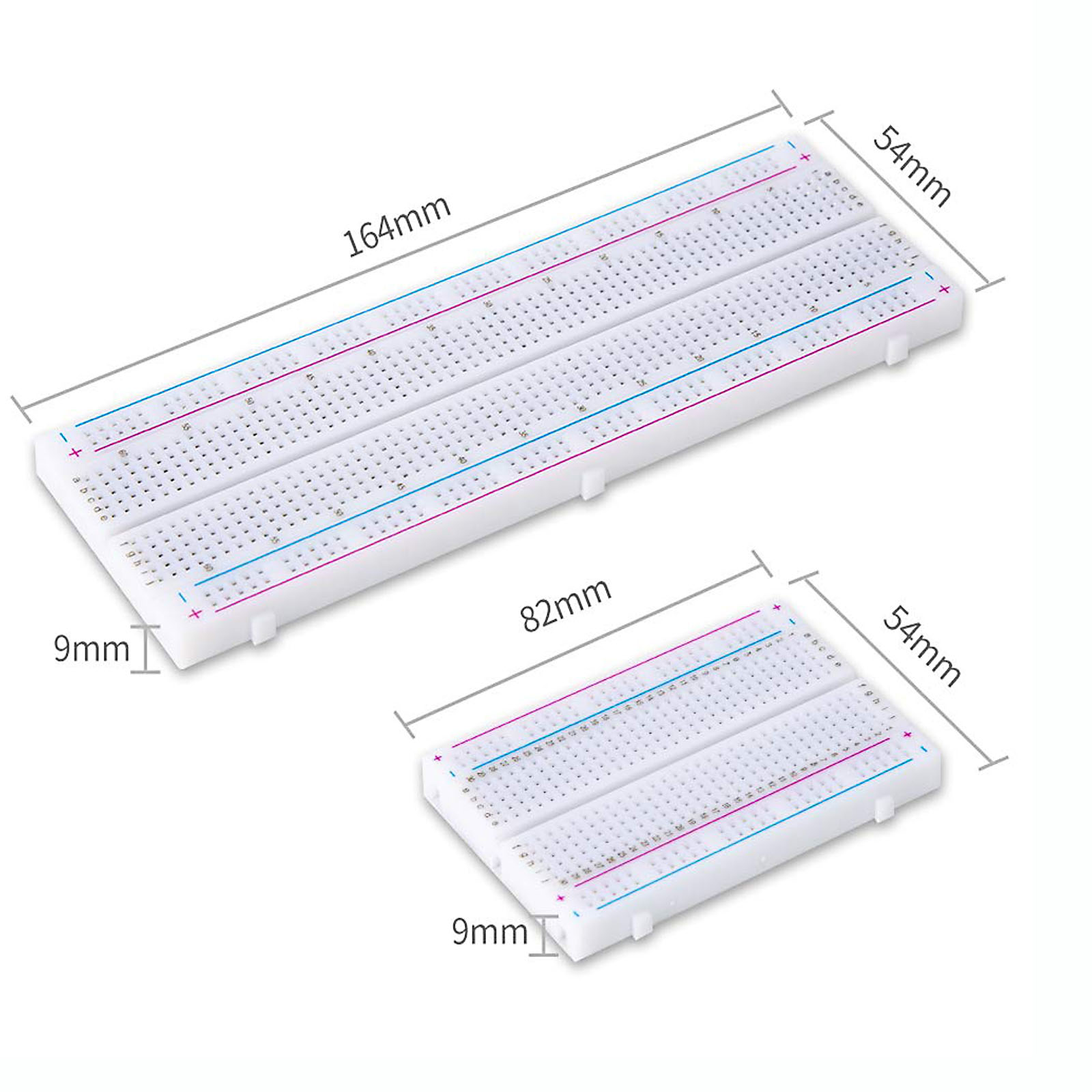 4 قطعة 400/830 نقطة اللوح MB-1 - مراجعة Breadboard 400 Point وسعره