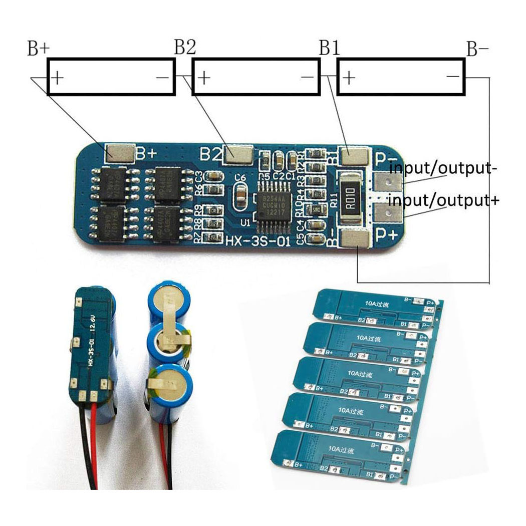 لوحة حماية بطارية ليثيوم 3S 12 - مراجعة Li Ion Charger Module وسعره