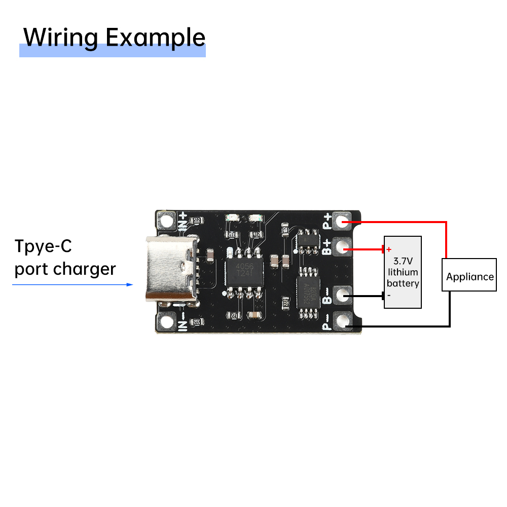5 قطع وحدة شحن بطارية ليثيوم أ - مراجعة Tp4056 Module وسعره