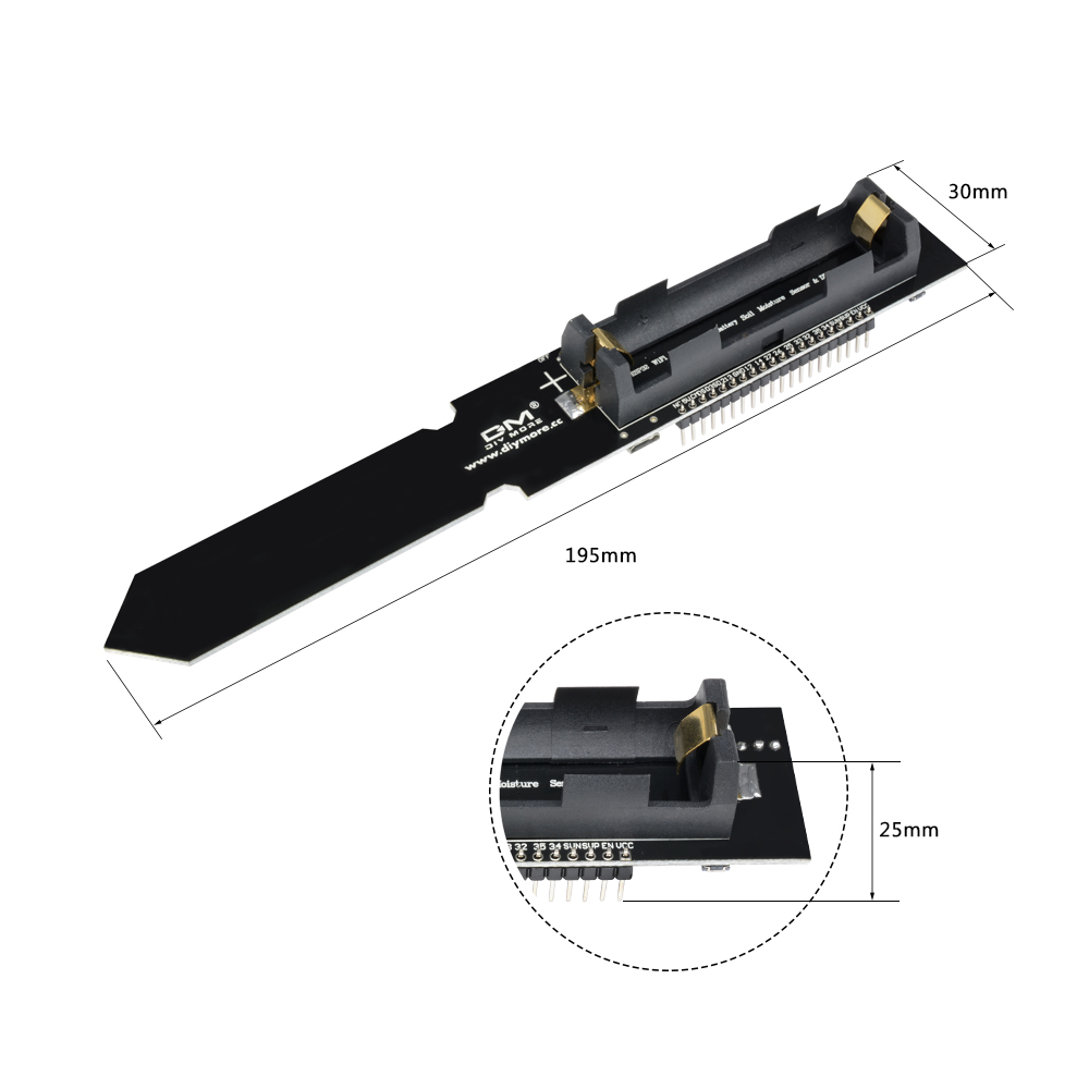 وحدة درجة الحرارة والرطوبة وال - مراجعة Esp32 Battery Holder Lipo وسعره