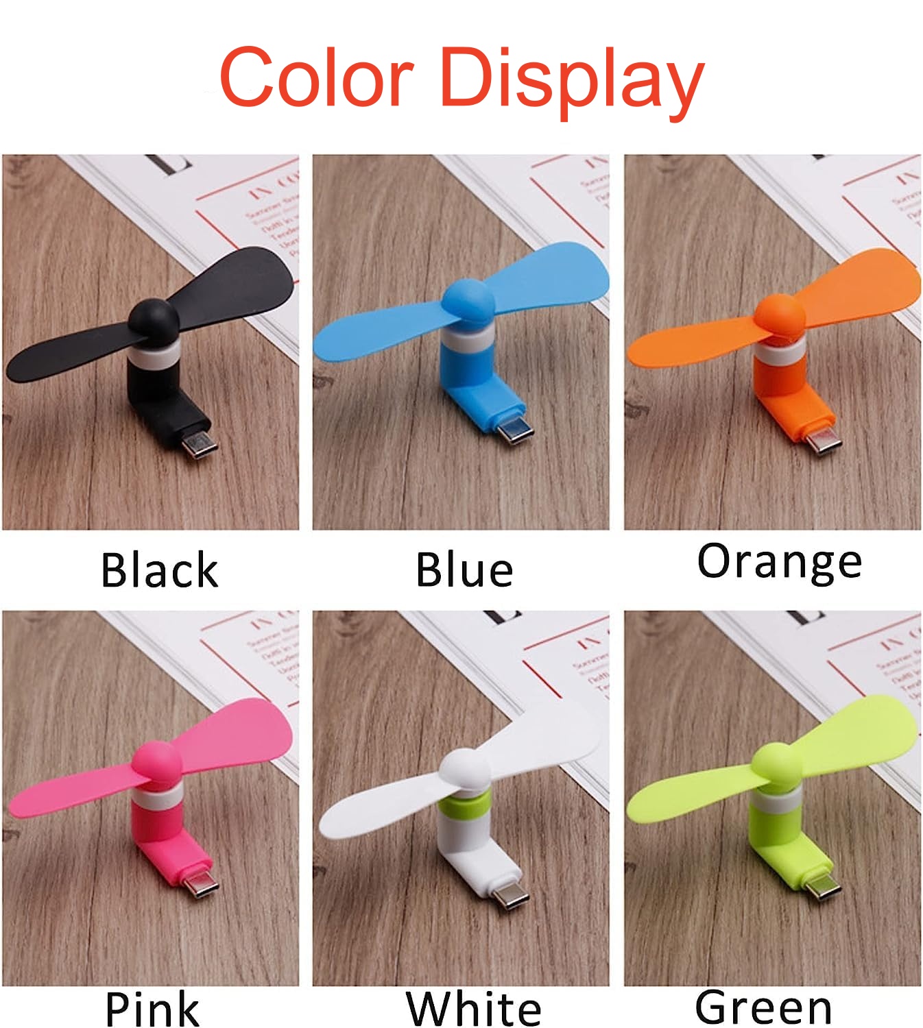 4/2/1 قطعة مروحة صغيرة محمولة  - مراجعة Micro Usb Cable وسعره