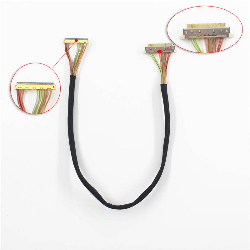 LVDS كابل لوحة LCD لدعم اللوحة - مراجعة Ipex Connector وسعره