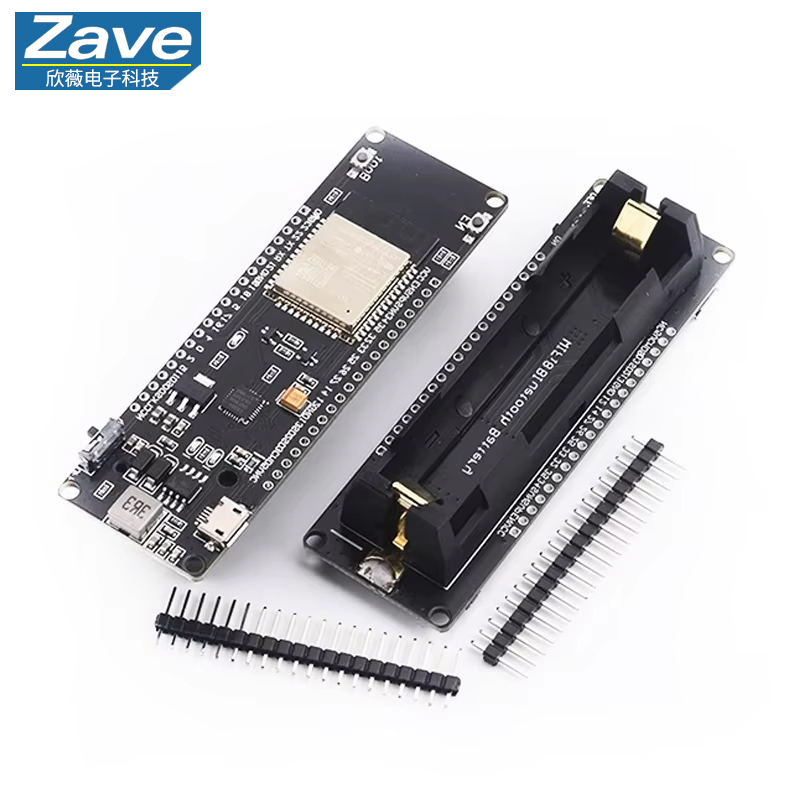Snvi ESP32 ESP-32S لوحة تطوير  - مراجعة Esp32 Battery Holder Lipo وسعره