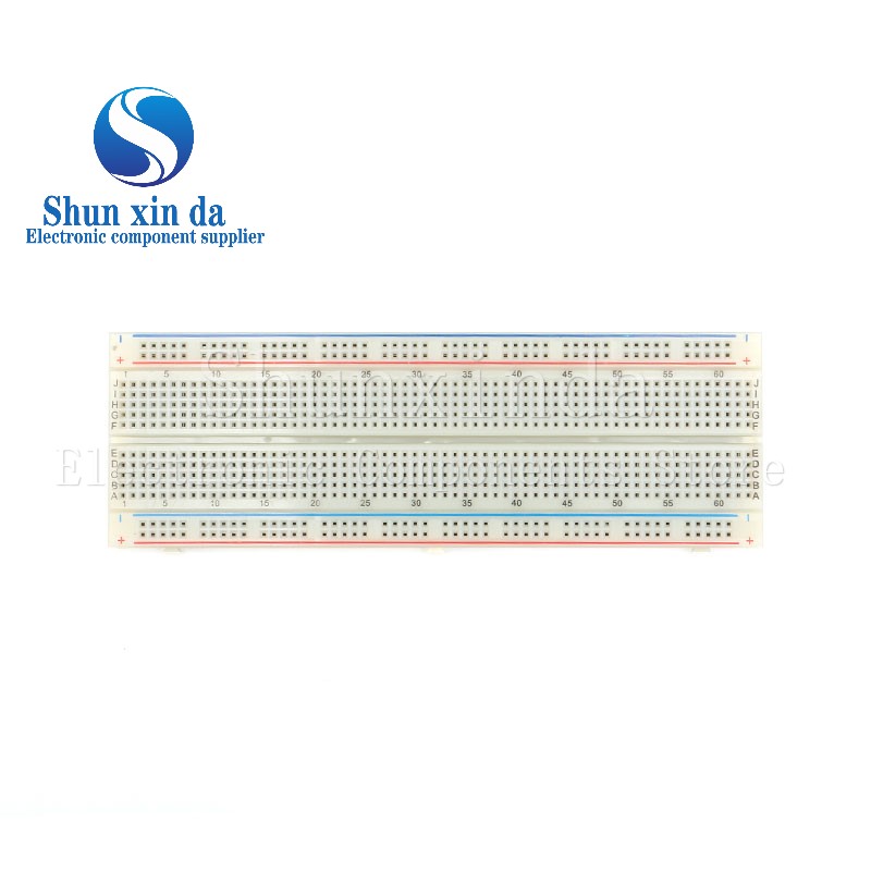 لوحة تجارب MB102 MB-102 مقاس 1 - مراجعة Breadboard 400 Point وسعره