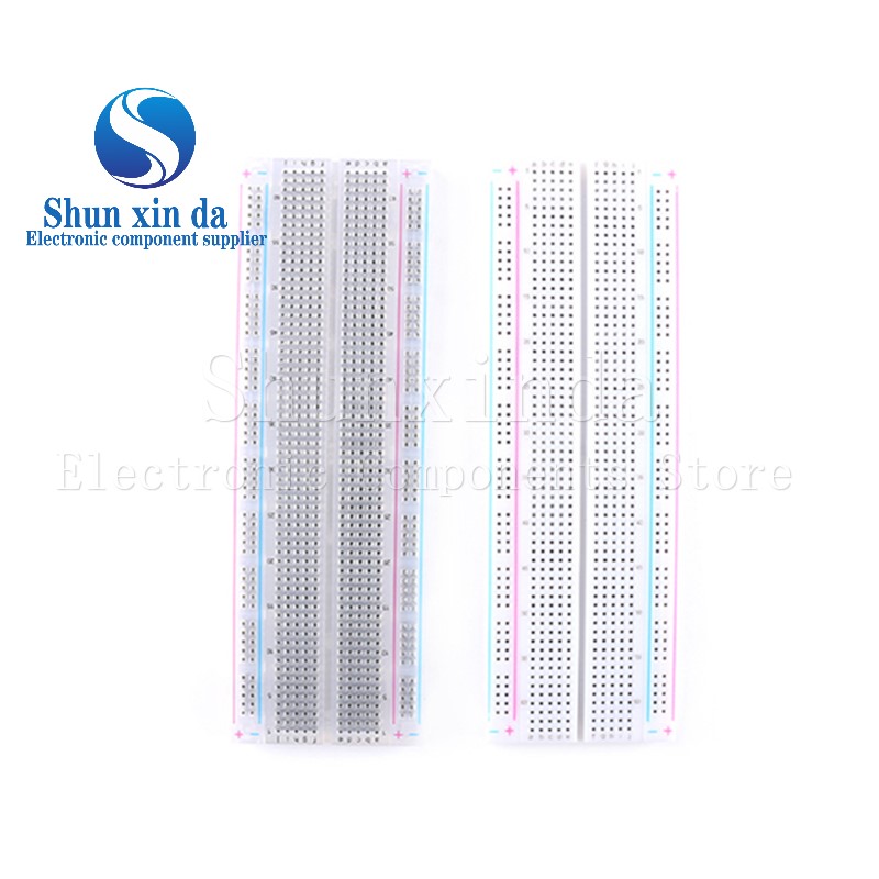 لوحة تجارب MB102 MB-102 مقاس 1 - مراجعة Breadboard 400 Point وسعره