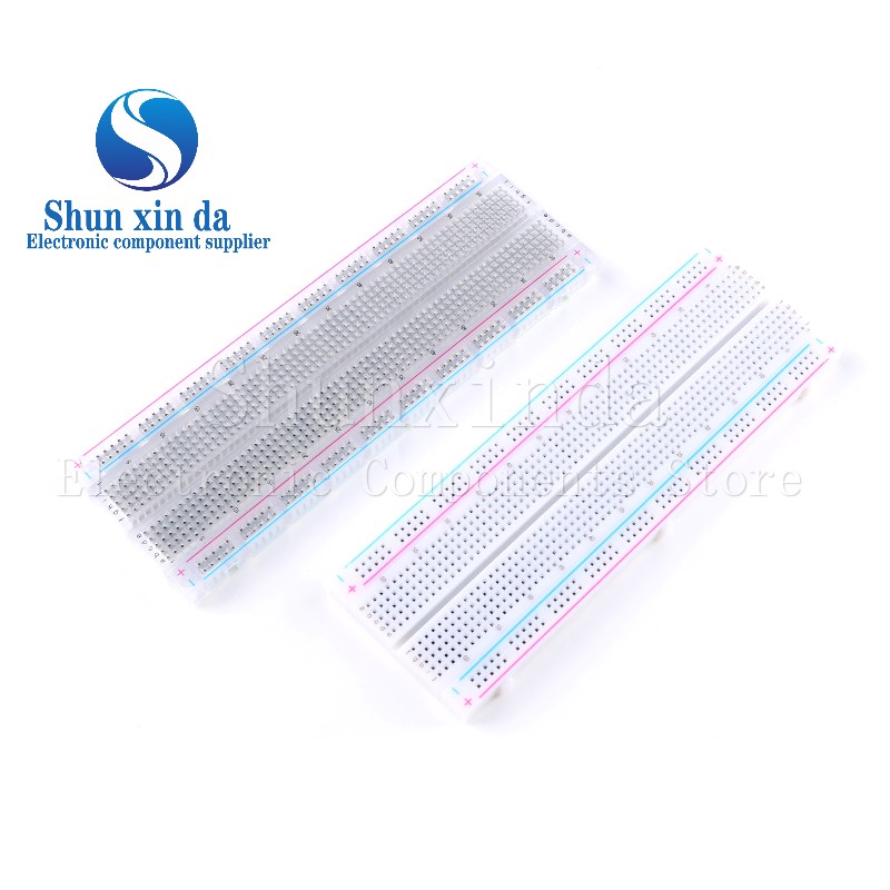 لوحة تجارب MB102 MB-102 مقاس 1 - مراجعة Breadboard 400 Point وسعره