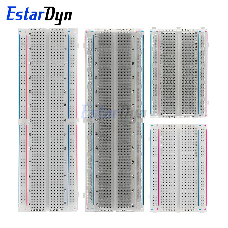لوحة تجارب إستاردين MB102 بدون - مراجعة Breadboard 400 Point وسعره