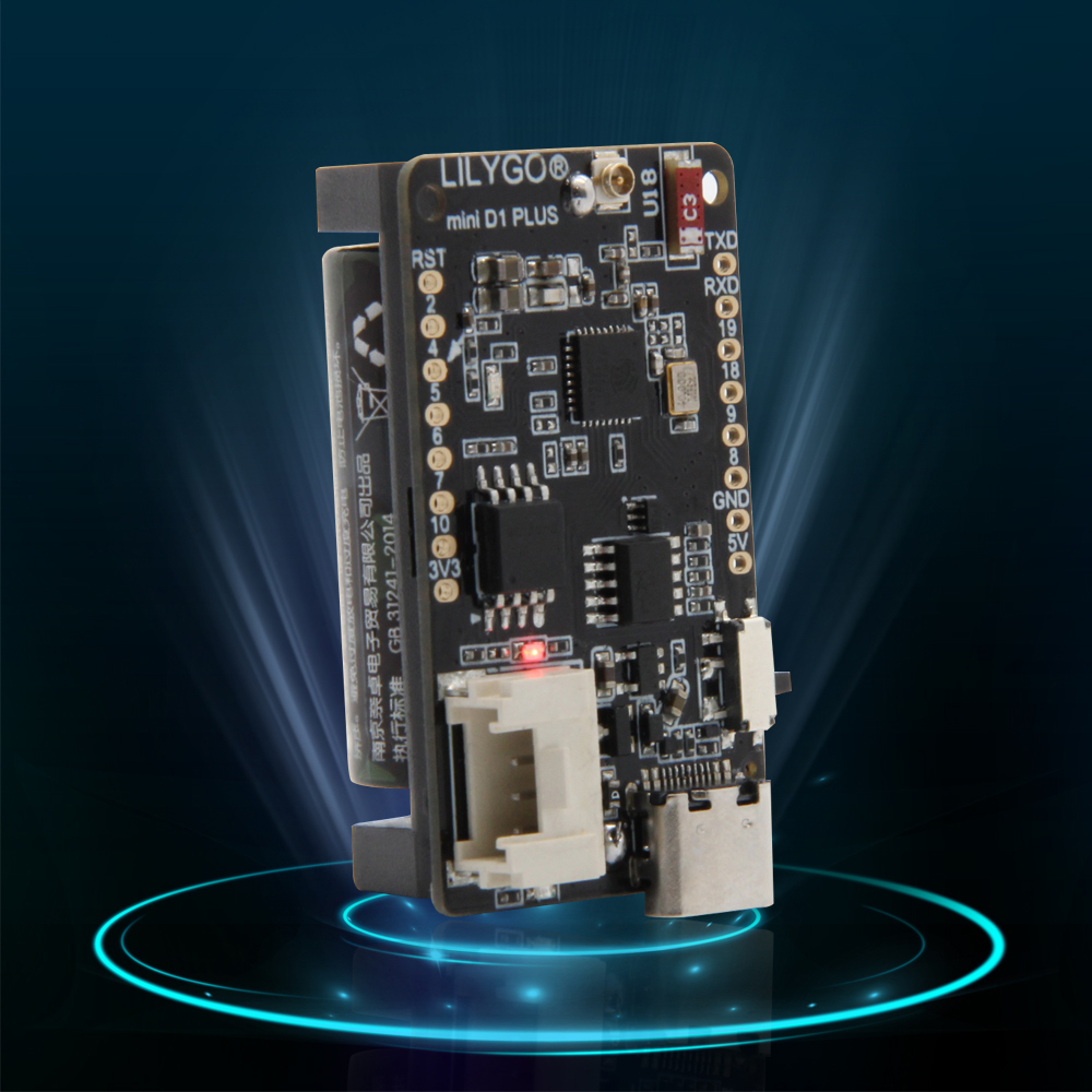 ليليغو®TTGO T-OI PLUS RISC-V E - مراجعة Esp32 Battery Holder Lipo وسعره