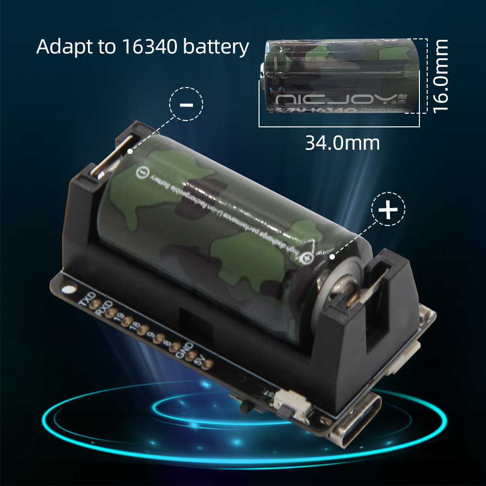ليليغو®TTGO T-OI PLUS RISC-V E - مراجعة Esp32 Battery Holder Lipo وسعره