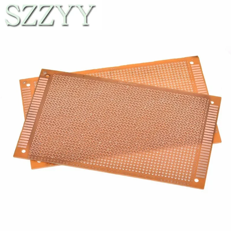 قطعتان من لوحة الدوائر المطبوع - مراجعة Pcb Prototyping Board وسعره