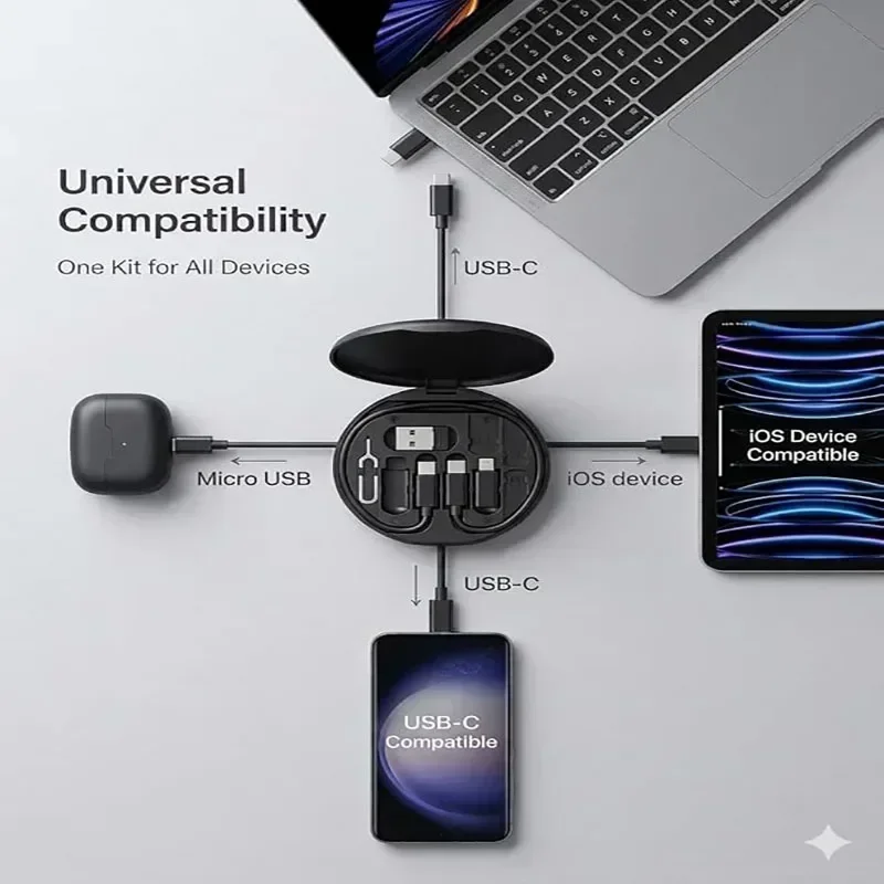 مجموعة كابلات شحن سريع بقدرة 6 - مراجعة Micro Usb Cable وسعره