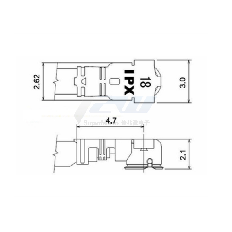 RF U.FL/IPX IPX1 UFL إلى RP-SM - مراجعة Ipex Connector وسعره