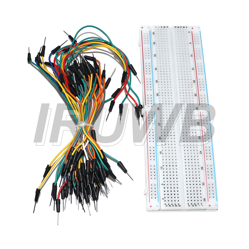 MB-102 اللوح 400 830 نقطة لحام - مراجعة Breadboard 400 Point وسعره