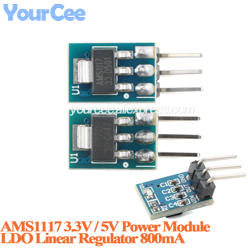 20 قطعة/1 قطعة AMS1117 3.3 فول - مراجعة Ams1117 Module وسعره