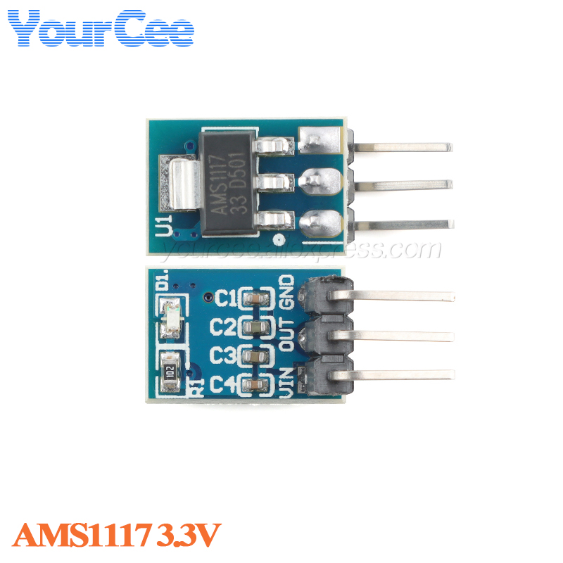 20 قطعة/1 قطعة AMS1117 3.3 فول - مراجعة Ams1117 Module وسعره