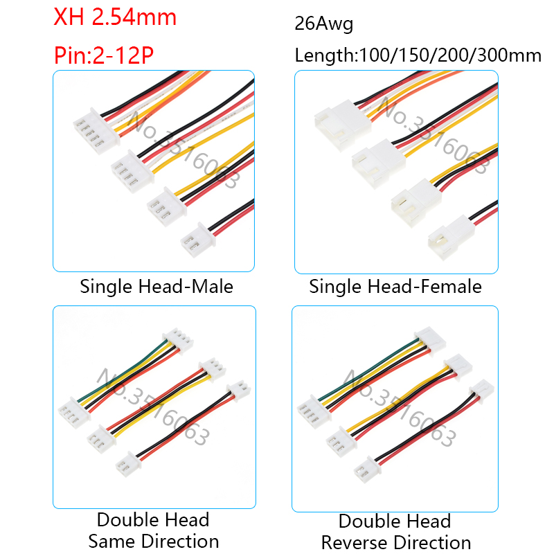 5/10 قطعة XH-2.54mm ذكر/أنثى م - مراجعة Jumper Wire Kit وسعره