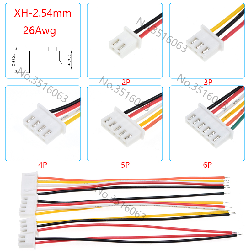 5/10 قطعة XH-2.54mm ذكر/أنثى م - مراجعة Jumper Wire Kit وسعره