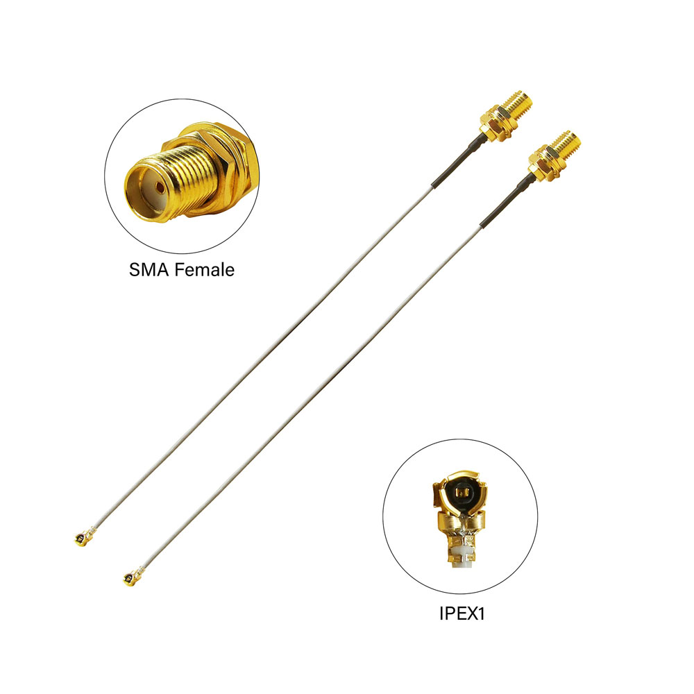 كابل IPEX U.FL إلى SMA أنثى بط - مراجعة Ipex Connector وسعره