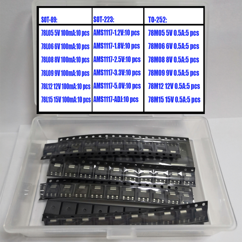 منظم جهد SMD تشكيلة SOT89 SOT2 - مراجعة Ams1117 Module وسعره