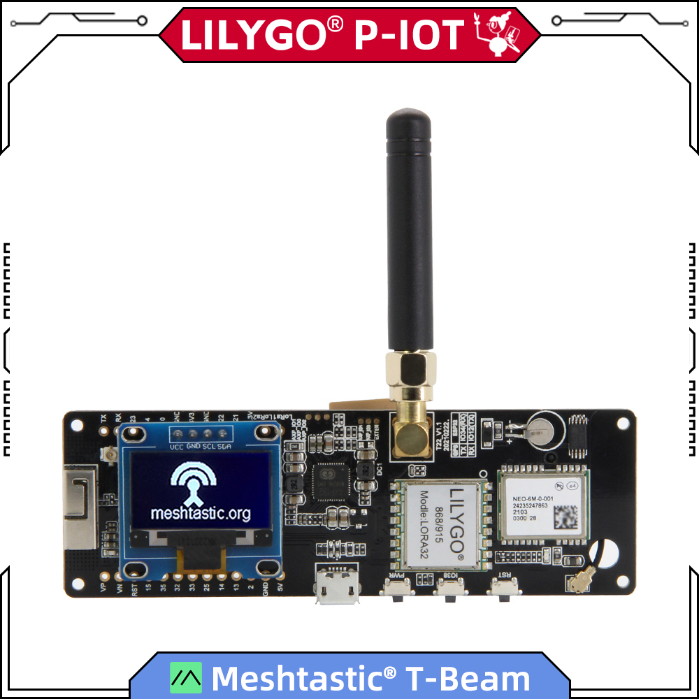 LILYGO® TTGO Meshtastic T-Beam - مراجعة Esp32 Battery Holder Lipo وسعره