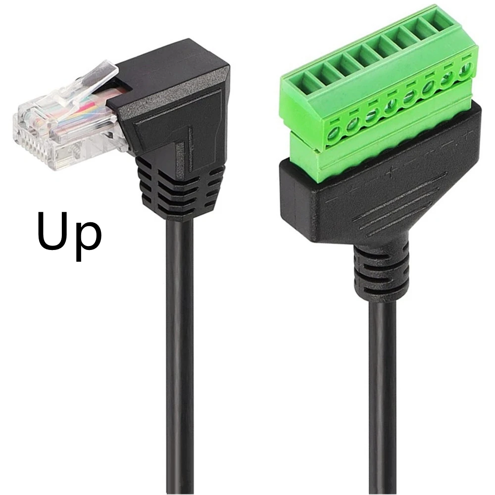 Rj45 إلى المسمار محطة كتلة 8p  - مراجعة Screw Terminal Block وسعره