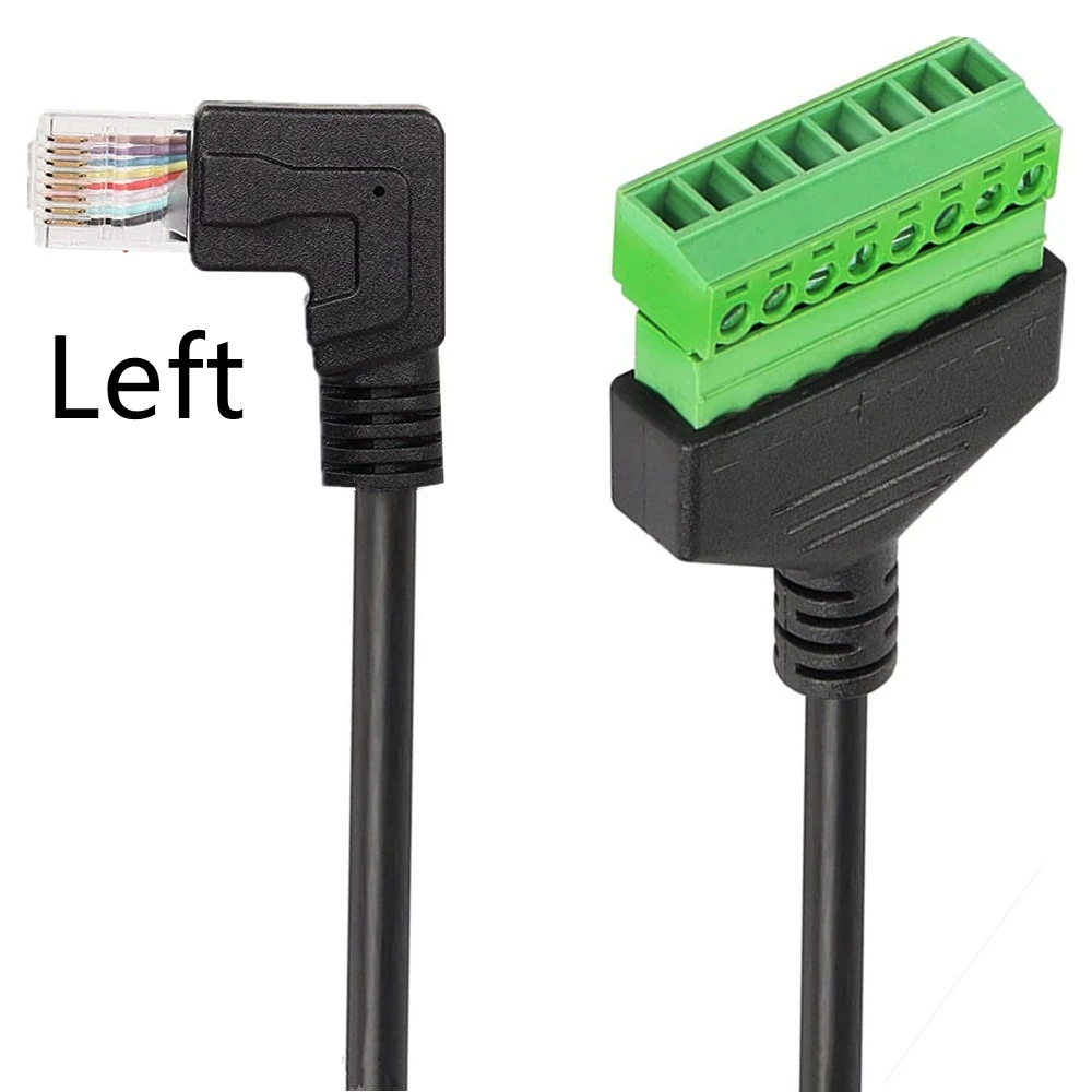 Rj45 إلى المسمار محطة كتلة 8p  - مراجعة Screw Terminal Block وسعره