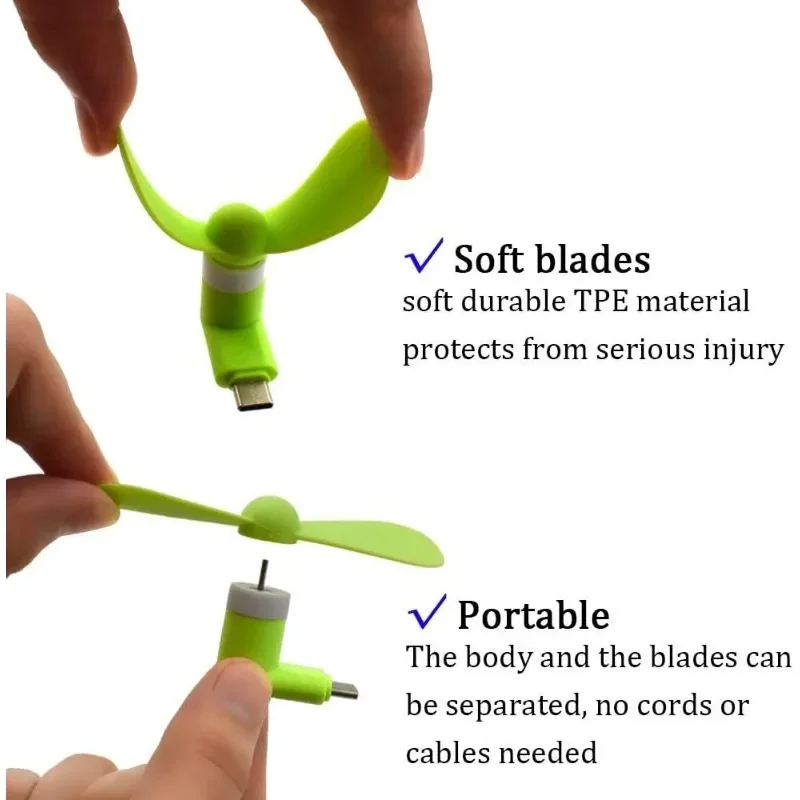 مروحة صغيرة محمولة من النوع C، - مراجعة Micro Usb Cable وسعره