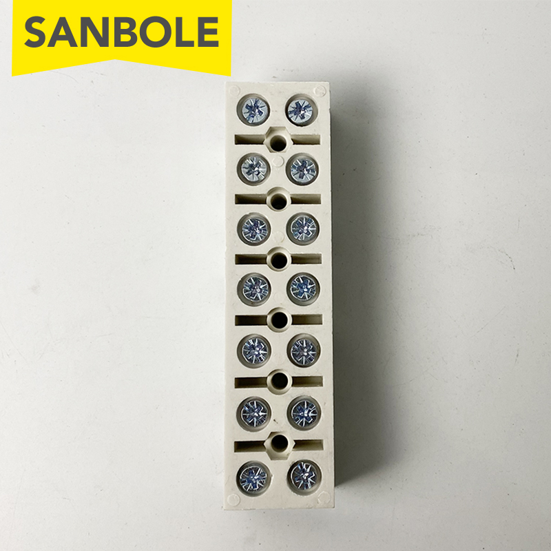 10 قطعة 80A/7P كتل طرفية نوع ث - مراجعة Screw Terminal Block وسعره