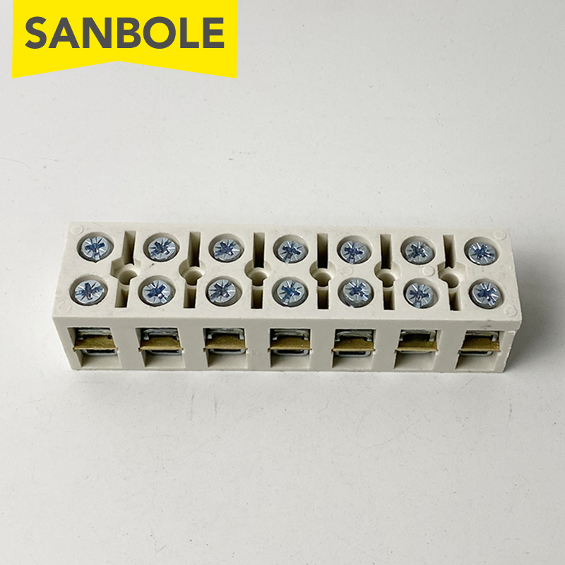 10 قطعة 80A/7P كتل طرفية نوع ث - مراجعة Screw Terminal Block وسعره