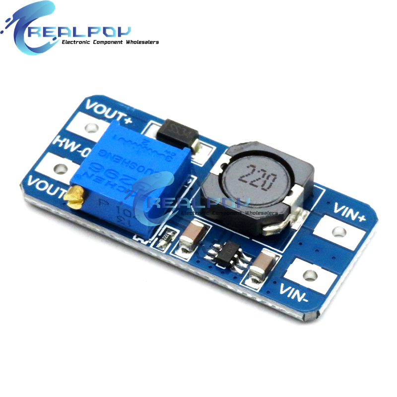 MT3608 DC-DC وحدة دفعة قابلة ل - مراجعة Tp4056 Module وسعره