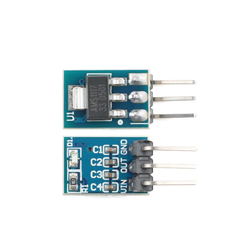 1 قطعة AMS1117-3.3 الخطي منظم  - مراجعة Ams1117 Module وسعره