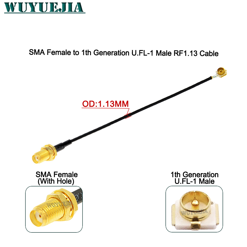 2 قطعة SMA إلى U.F.L1 خط RP-SM - مراجعة Ipex Connector وسعره