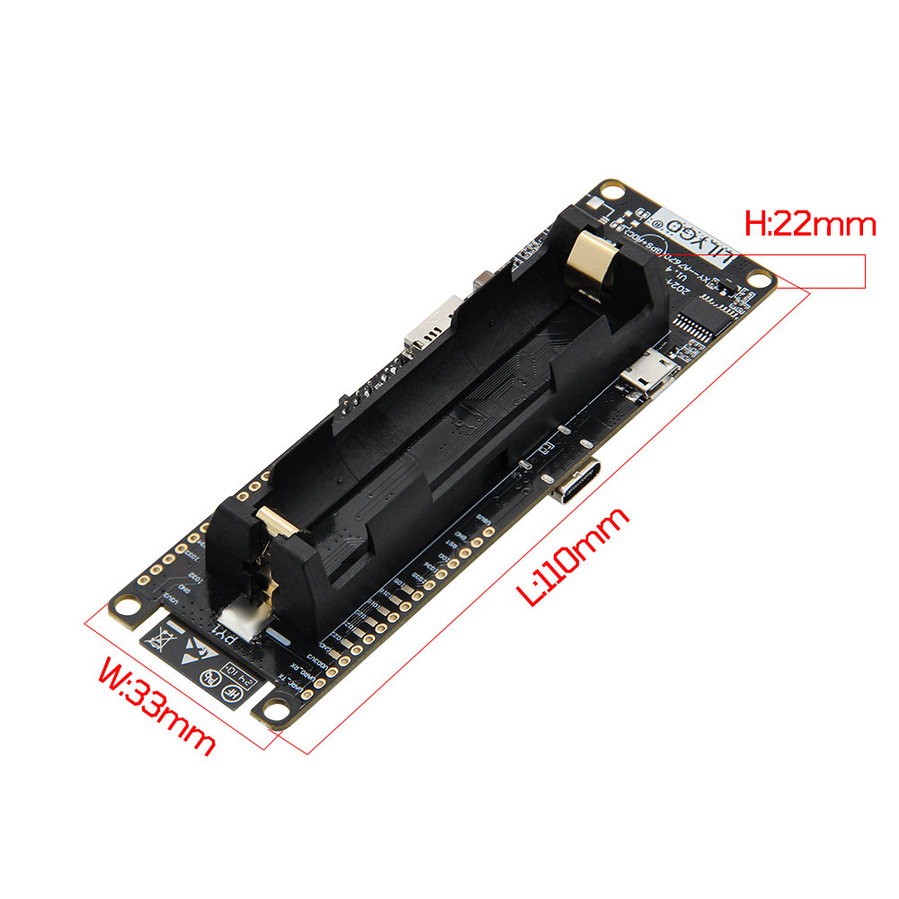 لوحة تطوير LILYGO T-A7670E ESP - مراجعة Esp32 Battery Holder Lipo وسعره