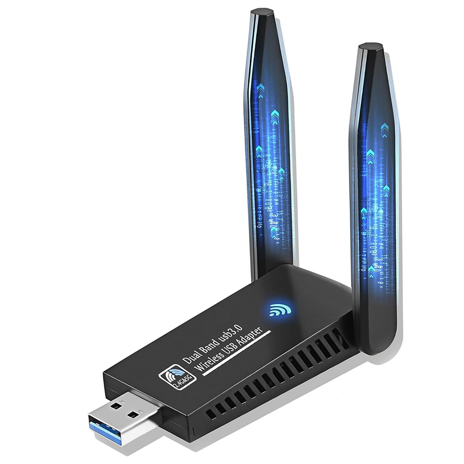 محول واي فاي USB بسرعة 1300 مي - مراجعة Antenna 2.4Ghz وسعره