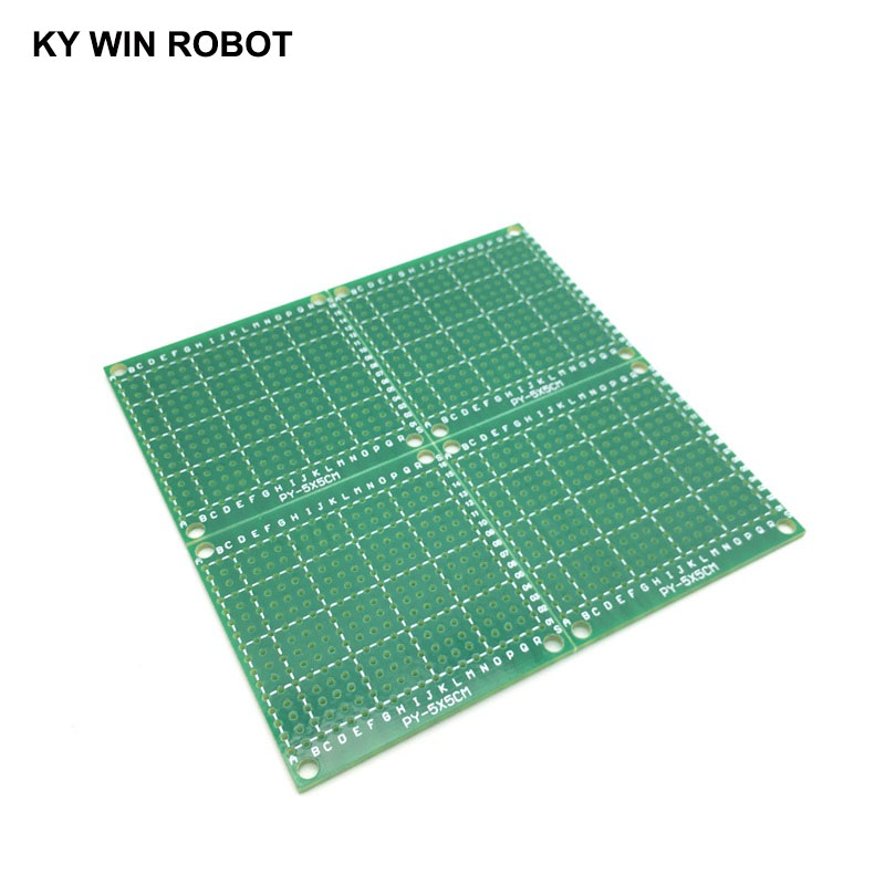5 قطعة 5x5 سنتيمتر 50x50 ملليم - مراجعة Pcb Prototyping Board وسعره