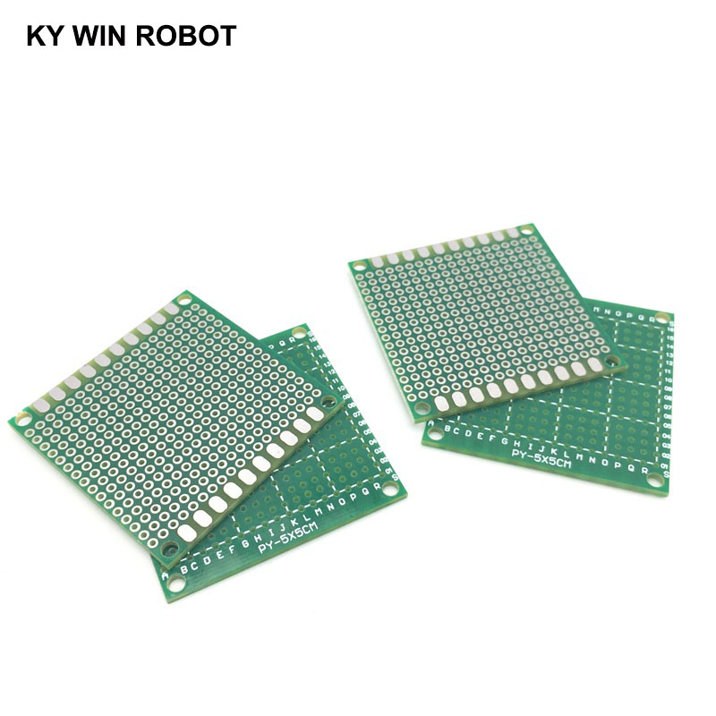 5 قطعة 5x5 سنتيمتر 50x50 ملليم - مراجعة Pcb Prototyping Board وسعره