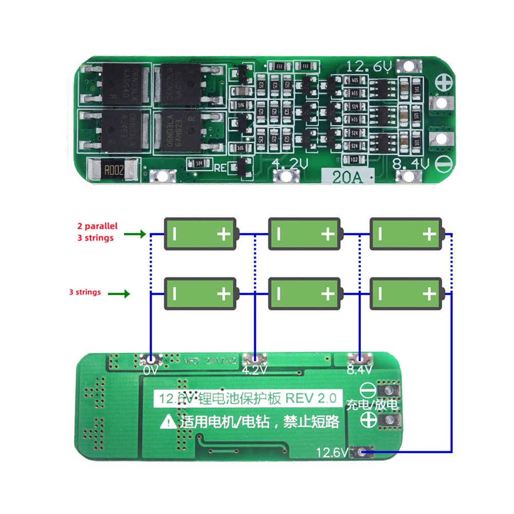 PCB BMS لوحة حماية لمحرك الحفر - مراجعة Li Ion Charger Module وسعره