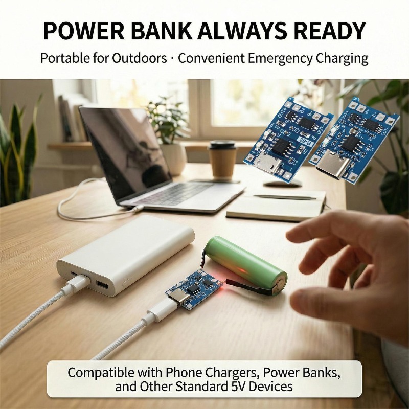 وحدة شحن بطارية ليثيوم TP4056  - مراجعة Tp4056 Module وسعره
