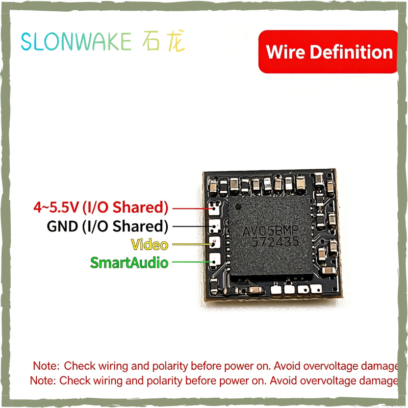 SLONWAKE 5.8G 25mW جهاز إرسال  - مراجعة Ipex Connector وسعره